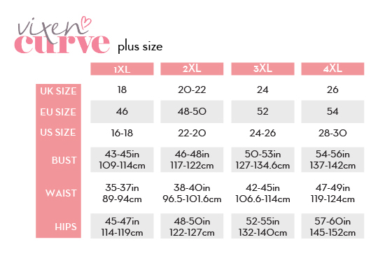 One Direction Clothing Size Guide